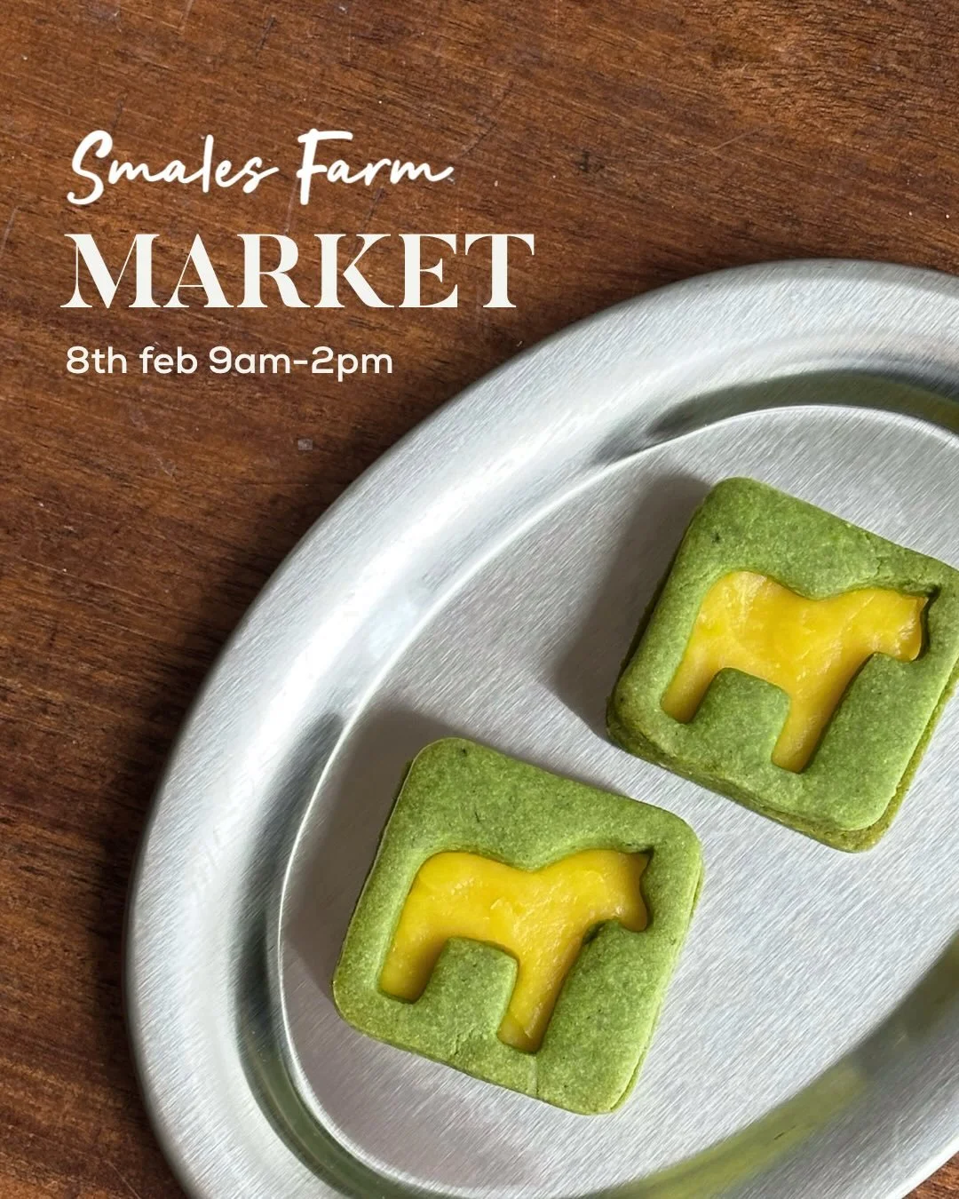 This Sunday we&rsquo;re back at Smales farm! We have a few new things to share with you all too! 

Desserts
&bull; Mango/Peach/Matcha sandwich cookie (CNY edition)
* Rose/Lychee sandwich cookie
&bull; Matcha &amp; strawberry croissant tart
&bull; Ros