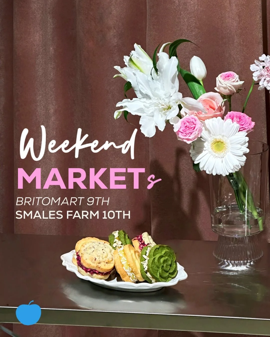 This Mother&rsquo;s Day weekend we will be at two markets ♡ 
@britomartsaturdaymarketnz @britomartnz 
@themarketcollaborativenz @smalesfarm 

Market info
Saturday, Britomart Market -  9th May, 8am - 2pm
Sunday, Smales Farm Market- 10th May, 9am - 2pm