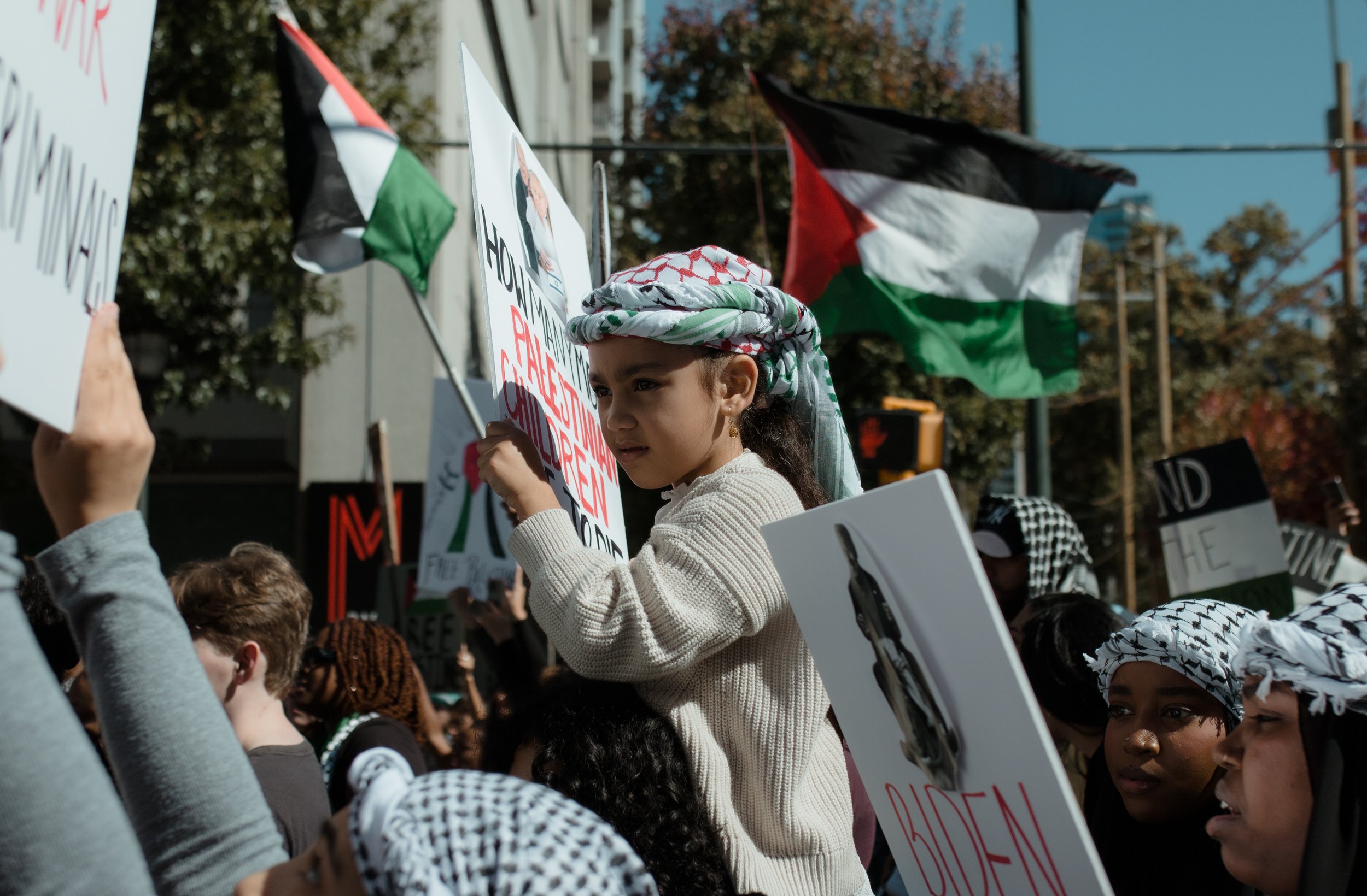 October 22, 2023 | Scenes from a protest in Atlanta, Georgia.