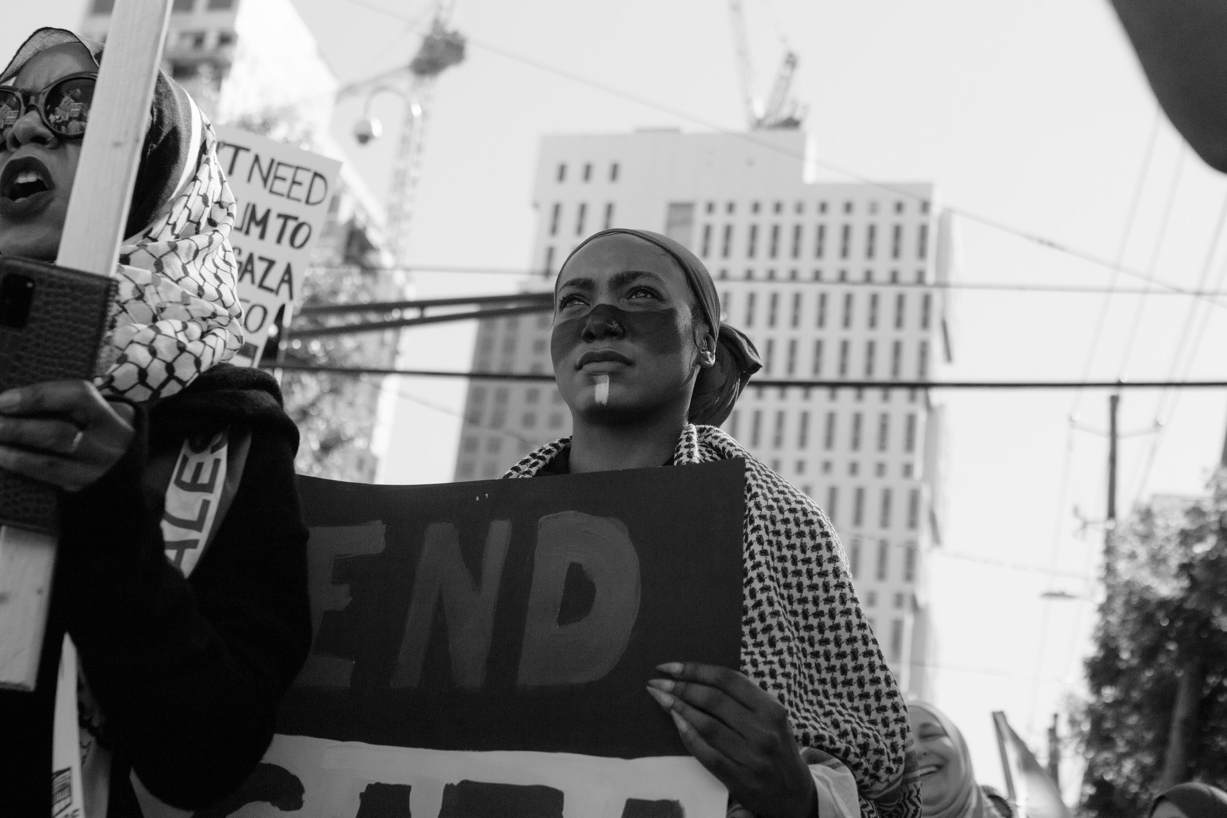 October 22, 2023 | Scenes from a protest in Atlanta, Georgia.
