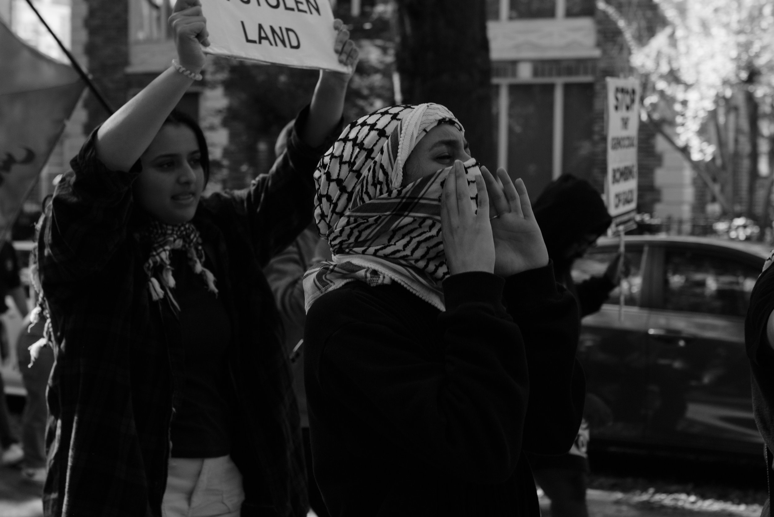 October 22, 2023 | Scenes from a protest in Atlanta, Georgia.