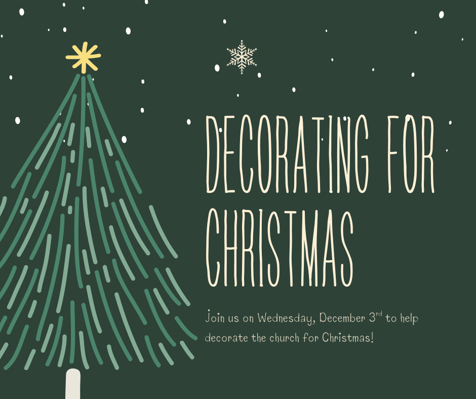 Decorating for Christmas