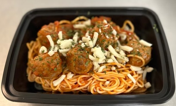 Chicken Meatballs and Spaghetti