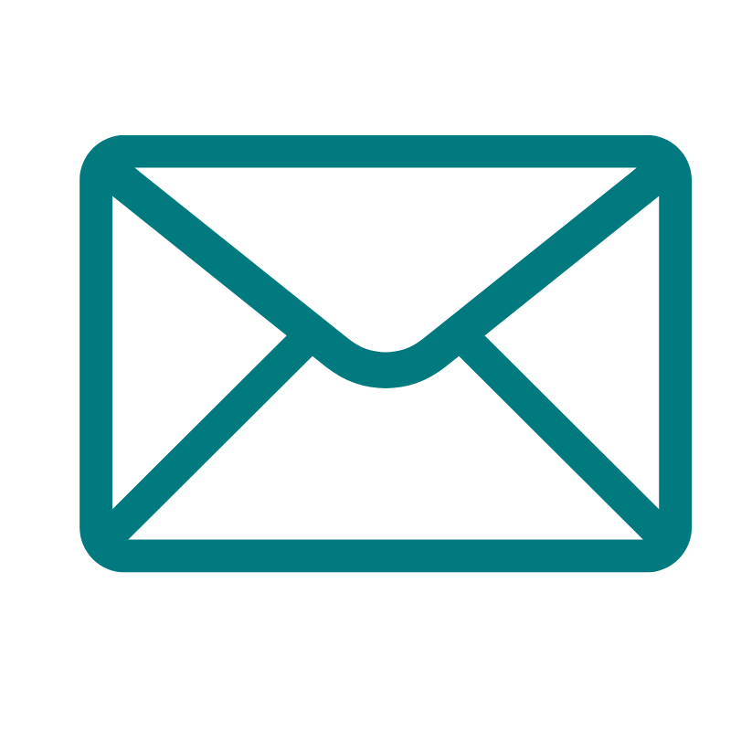 Icon of an envelope, representing email or mailing.