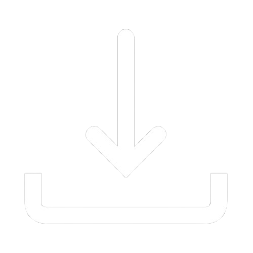 Download icon with a downward arrow inside an open box.
