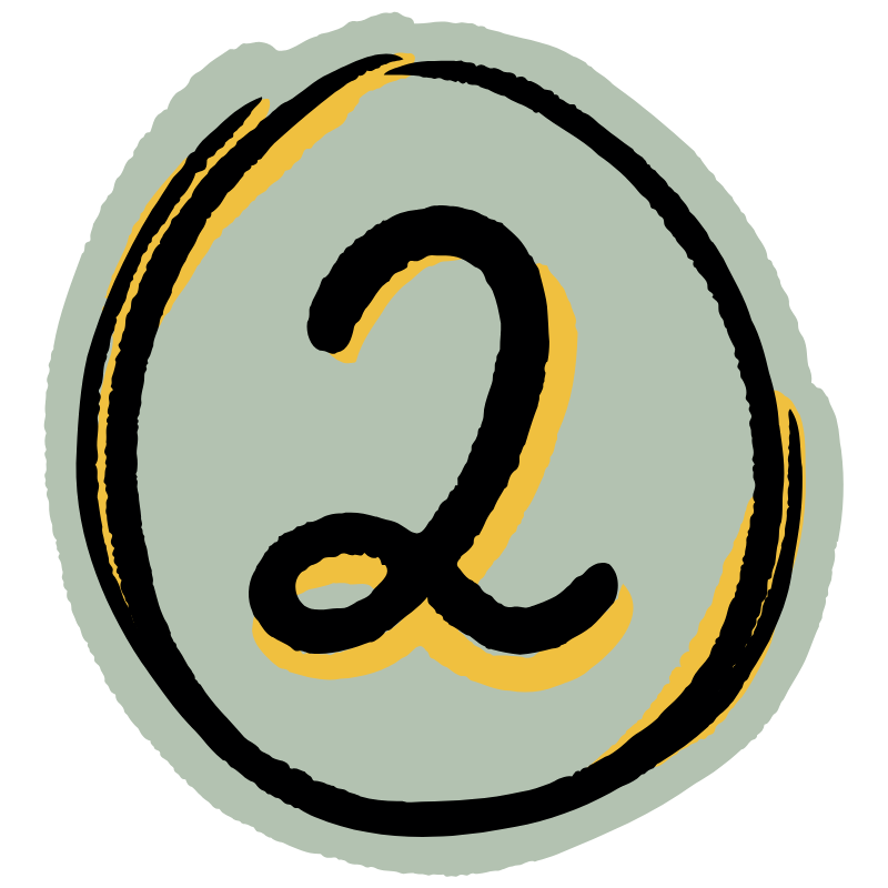 Stylized lowercase letter 'a' inside an oval with black, yellow, and light green outlines.