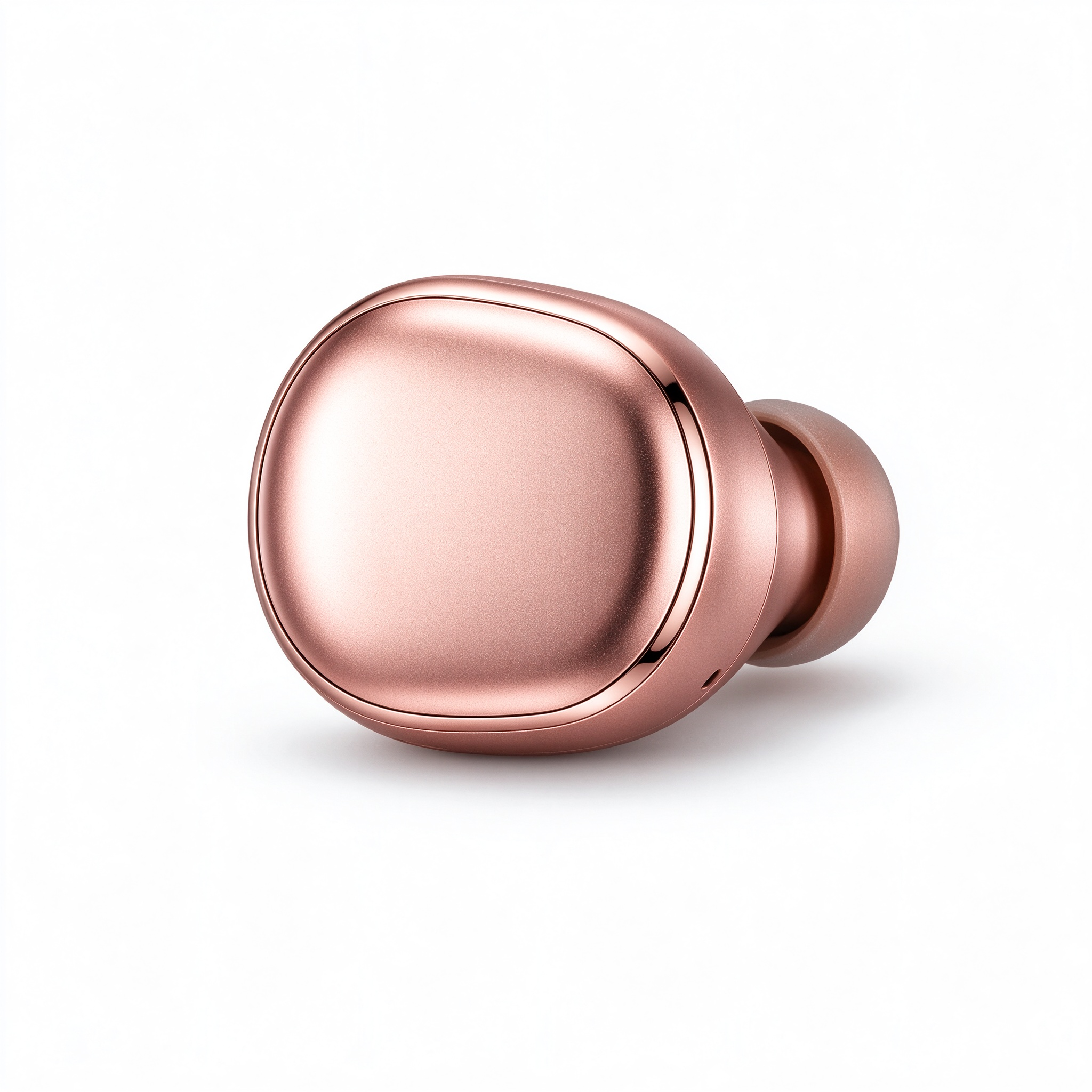 Wireless Earbud Shell — Rose Gold PVD Finish
