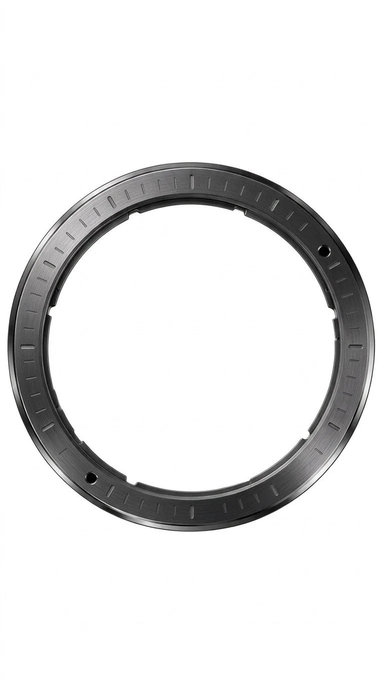 Smartwatch Bezel — Gunmetal PVD Finish