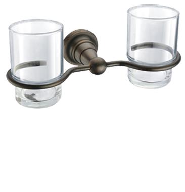 Nina Vintage Glass Cup Holder