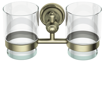 Object Double Glass Holder Set