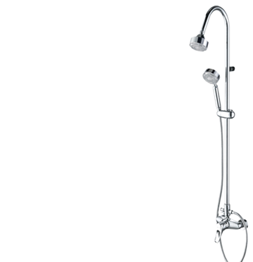 Robust Dual Shower in Classic Chrome