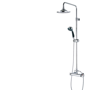 Angular Square Rain Shower with Handheld