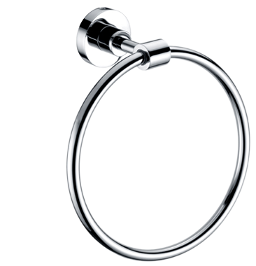 Studio Chrome Towel Ring