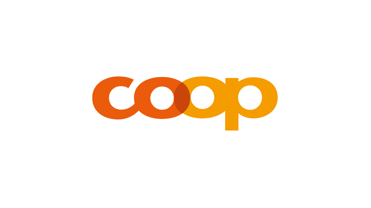 Colorful logo with the word 'co-op' in lowercase letters, with the letters blending from red to orange, on a black background.