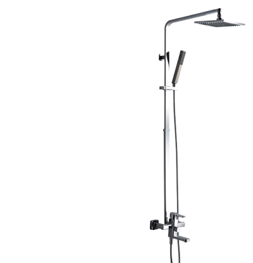 Lanky Tall Shower with Adjustable Sprayer