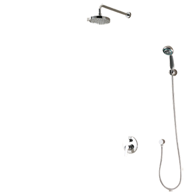 Radiant Wall-Mount Minimalist Shower