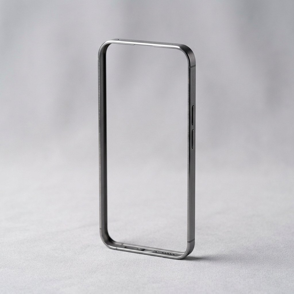 Smartphone Bumper Frame-Brushed Nickel-004