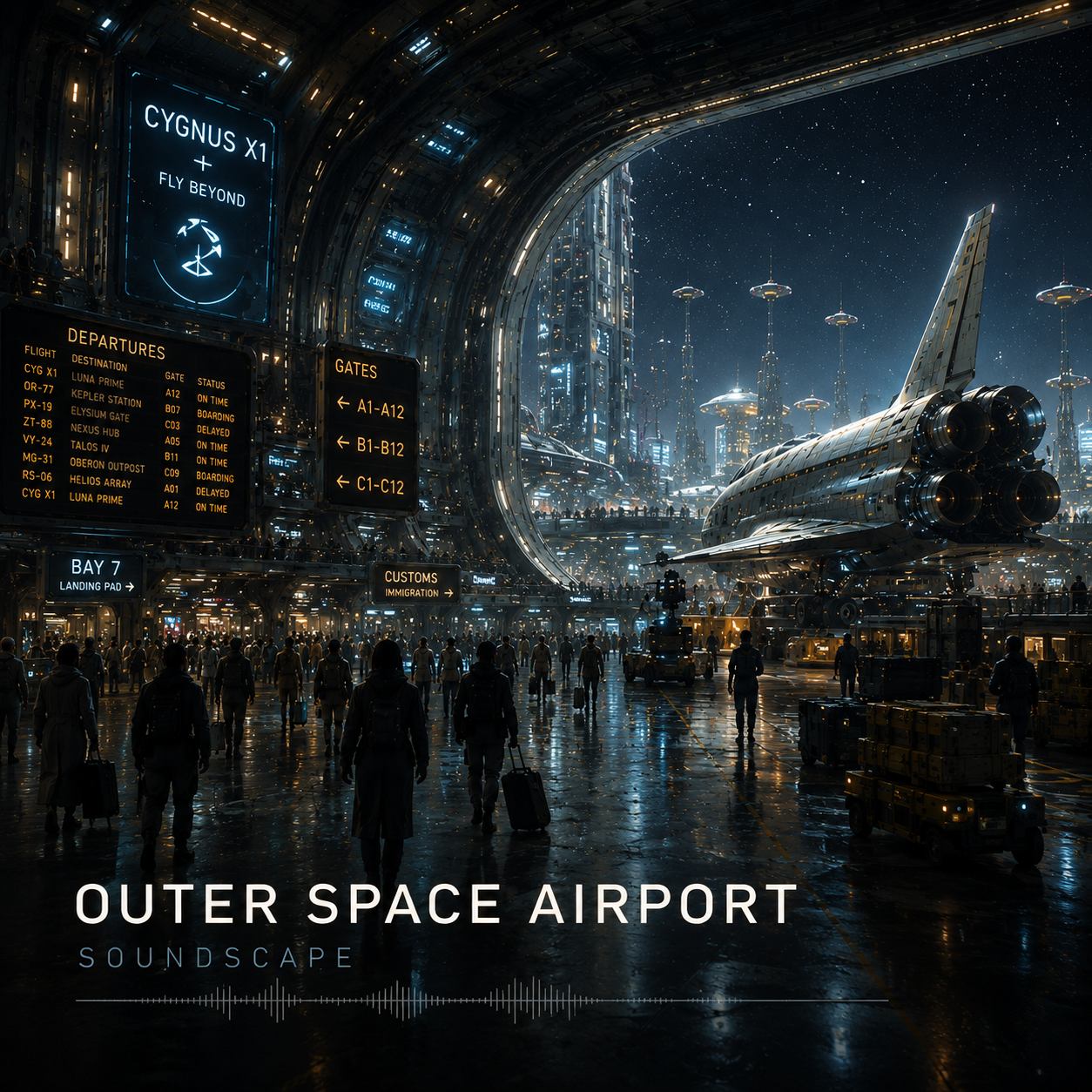 Outer Space Airport Sound Scape