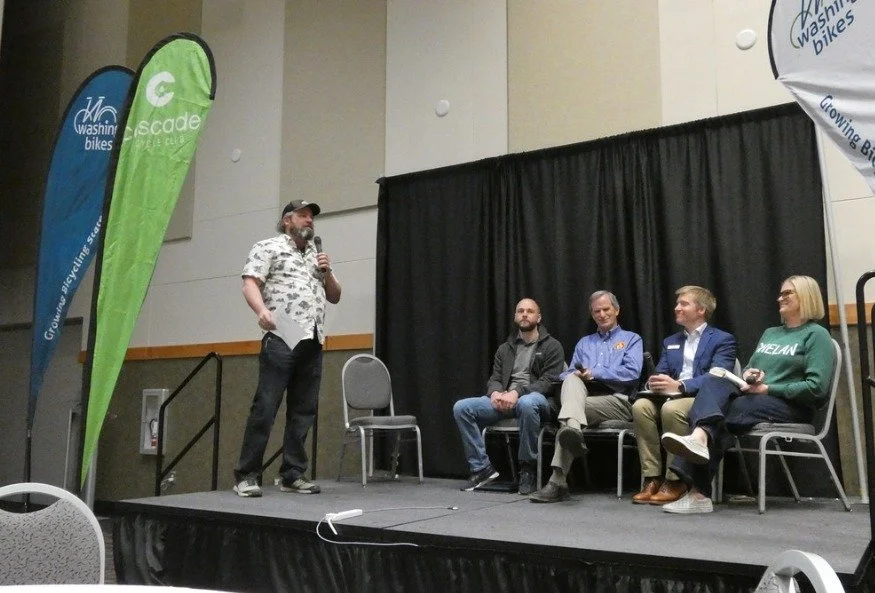 We are proud to say TREAD helped the Washington Bike Walk Roll Advocacy conference come to Wenatchee and we were a lead sponsor of the conference.  Transportation industry leaders, bicycle advocates from all over the state, key speakers, and many com