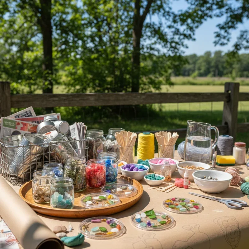 Summer Camp Arts and Crafts Ideas