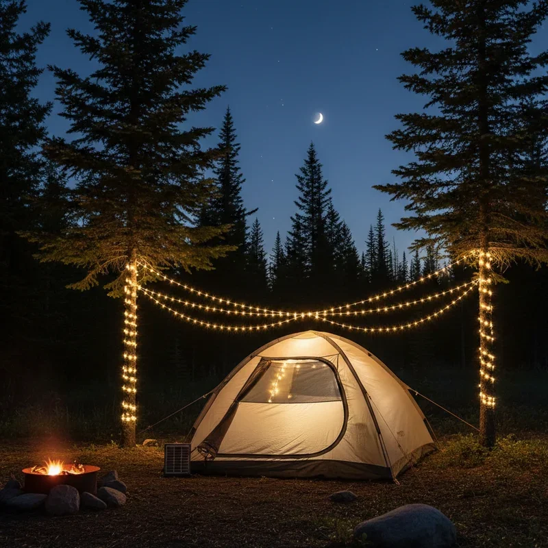 Camping Tent Lighting Ideas