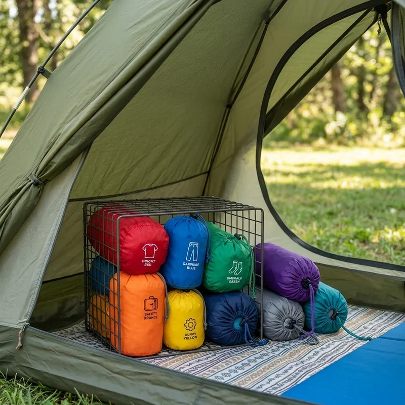 Tent Camping Storage Ideas