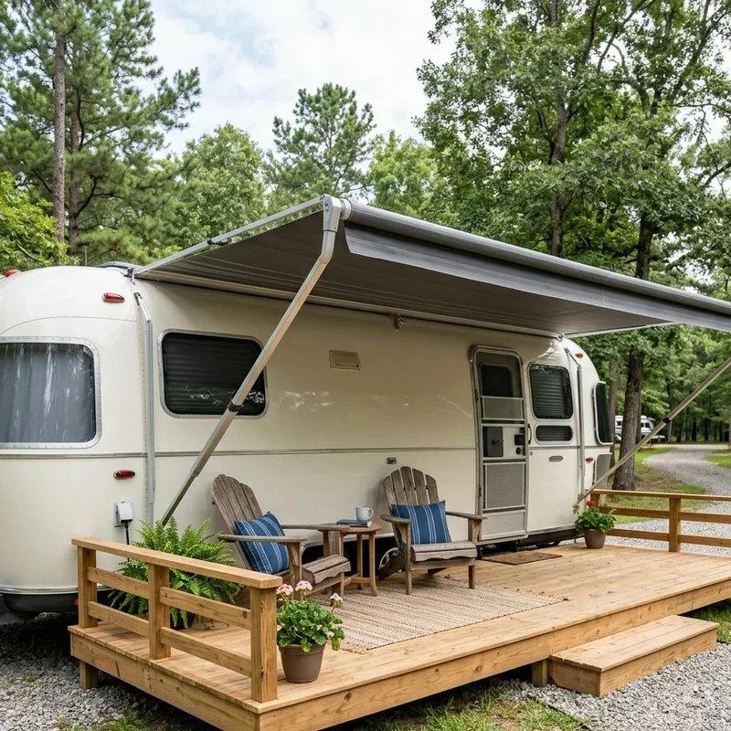 Travel Trailer Deck Ideas