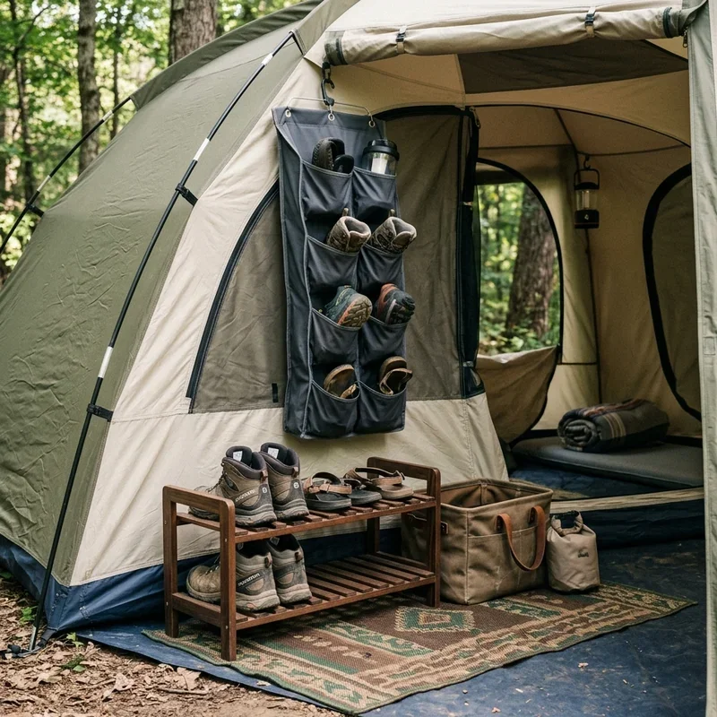 Tent Camping Storage Ideas