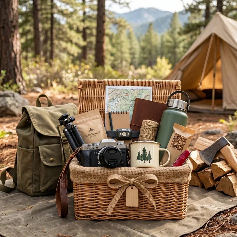 Camping Gift Baskets Ideas