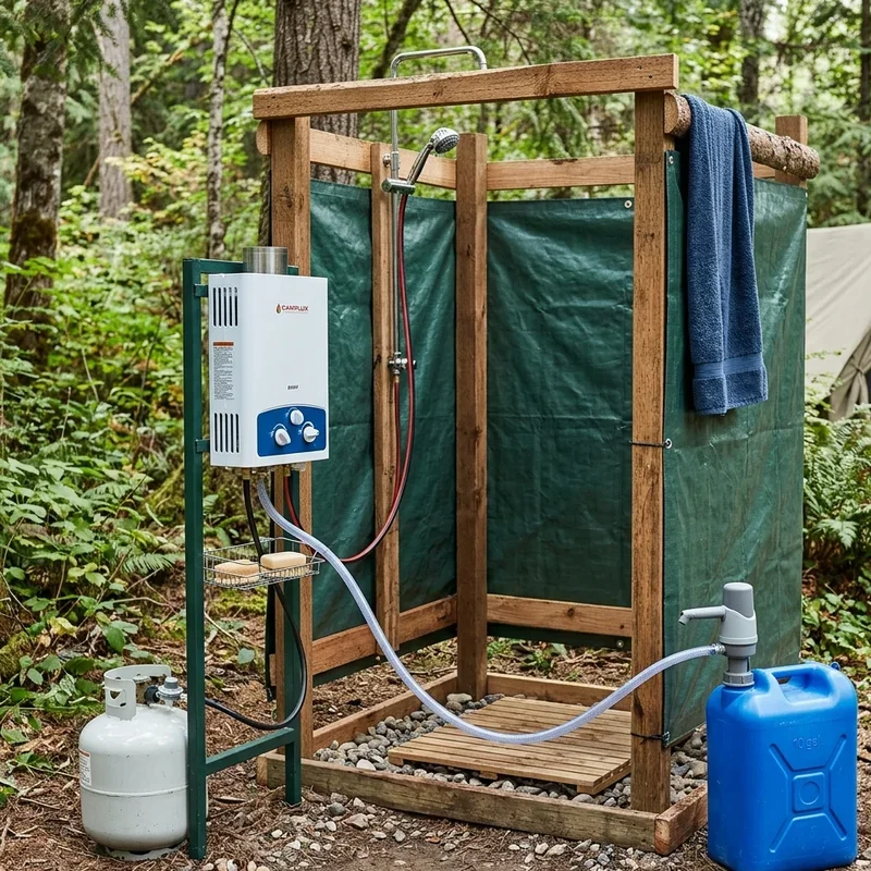 Homemade Camping Shower Ideas