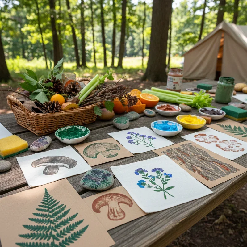 Summer Camp Arts and Crafts Ideas