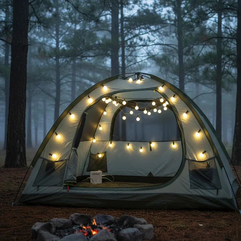 Camping Tent Lighting Ideas