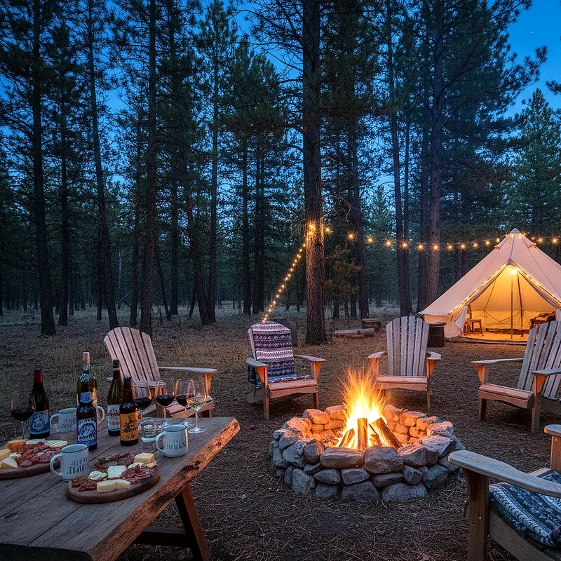 Camping Birthday Party Ideas for Adults