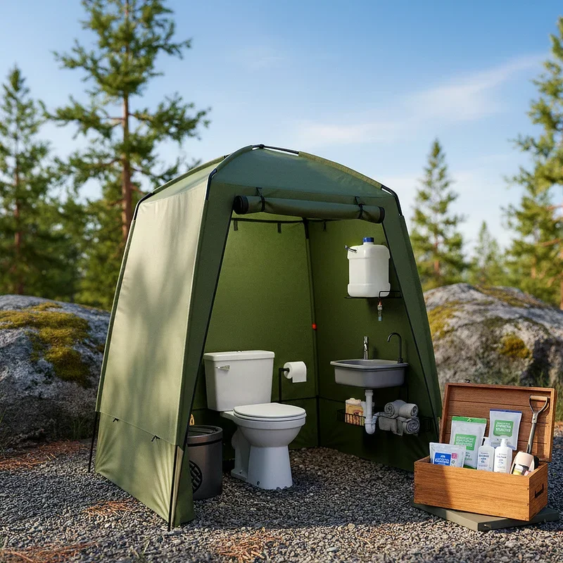 Camping Bathroom Ideas