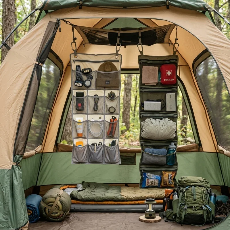Tent Camping Storage Ideas