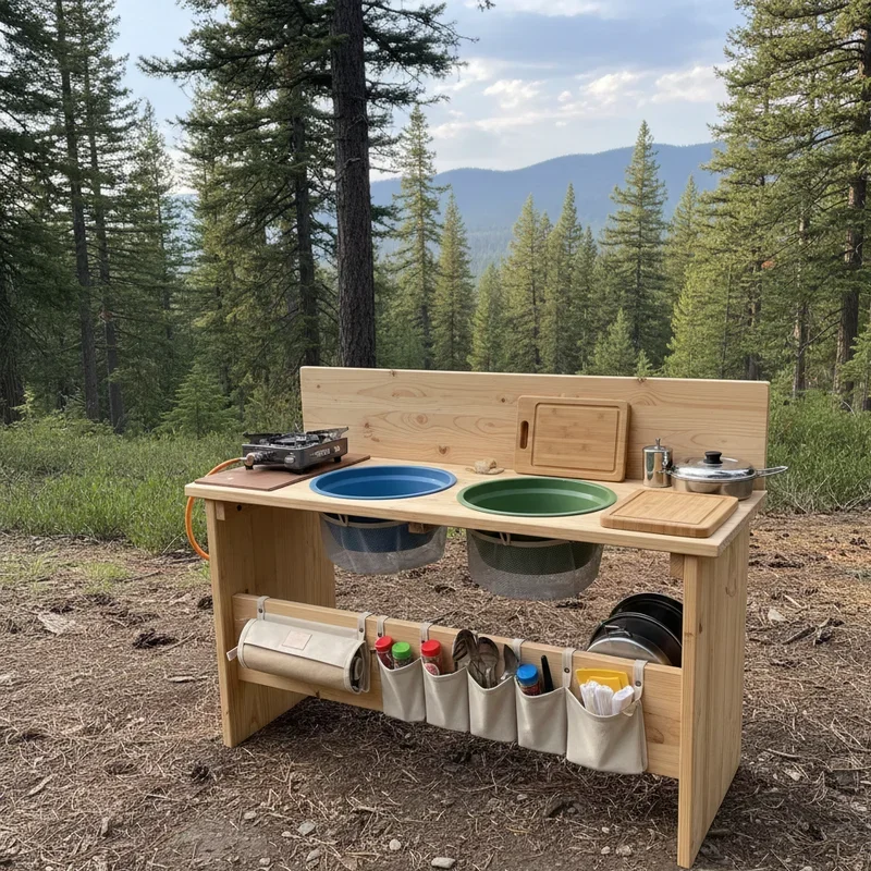 DIY Camping Kitchen Ideas