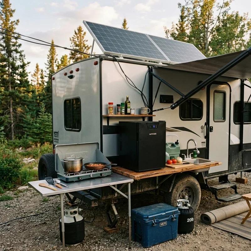 Travel Trailer Outdoor Kitchen Ideas