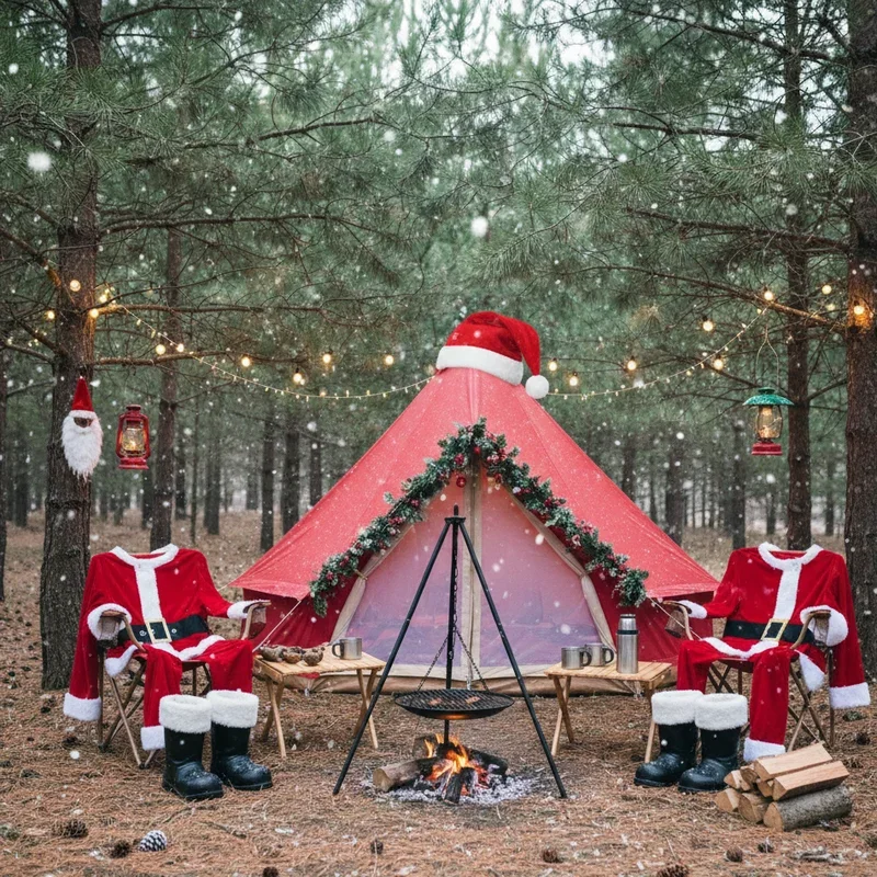 Christmas in July Camping Ideas