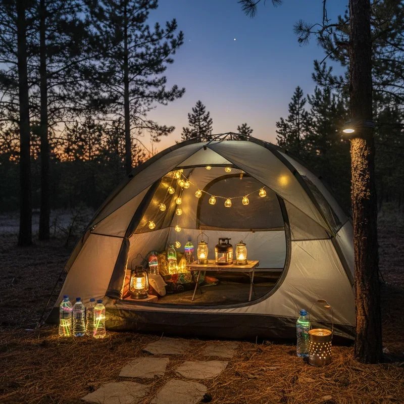 Camping Tent Lighting Ideas