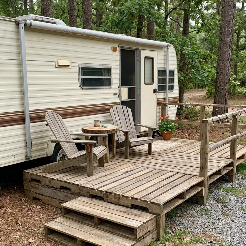 Travel Trailer Deck Ideas