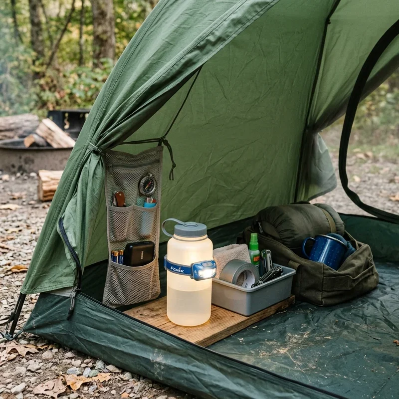 Tent Camping Storage Ideas