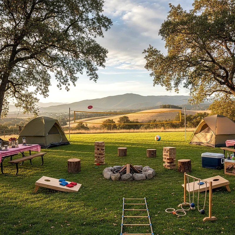 Camping Birthday Party Ideas for Adults