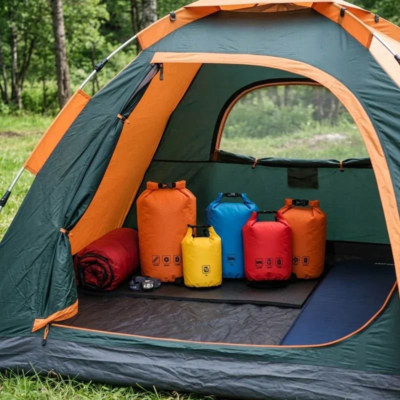 Tent Camping Storage Ideas