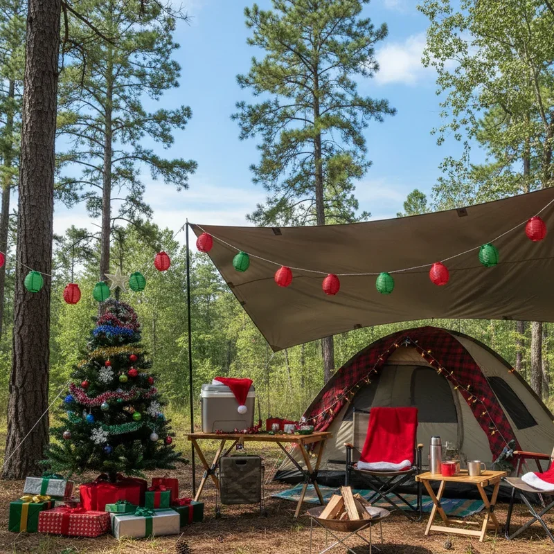 15 Christmas in July Camping Ideas for Holiday Fun Outdoors