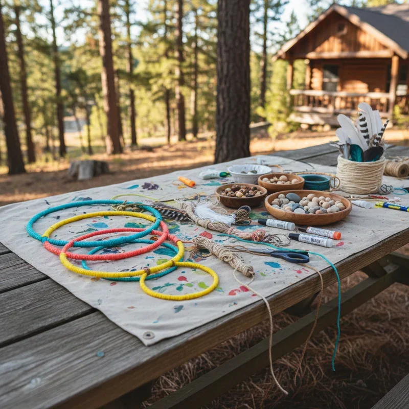 Summer Camp Arts and Crafts Ideas