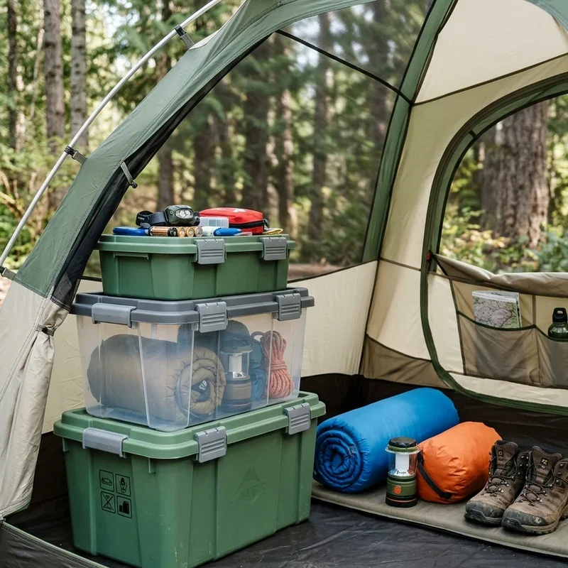 Tent Camping Storage Ideas