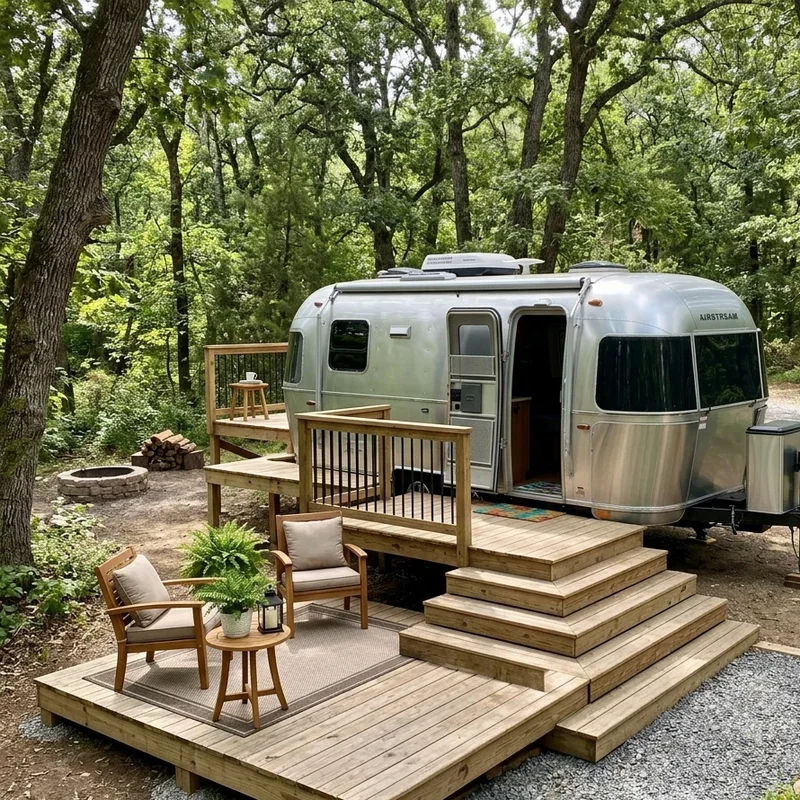 Travel Trailer Deck Ideas