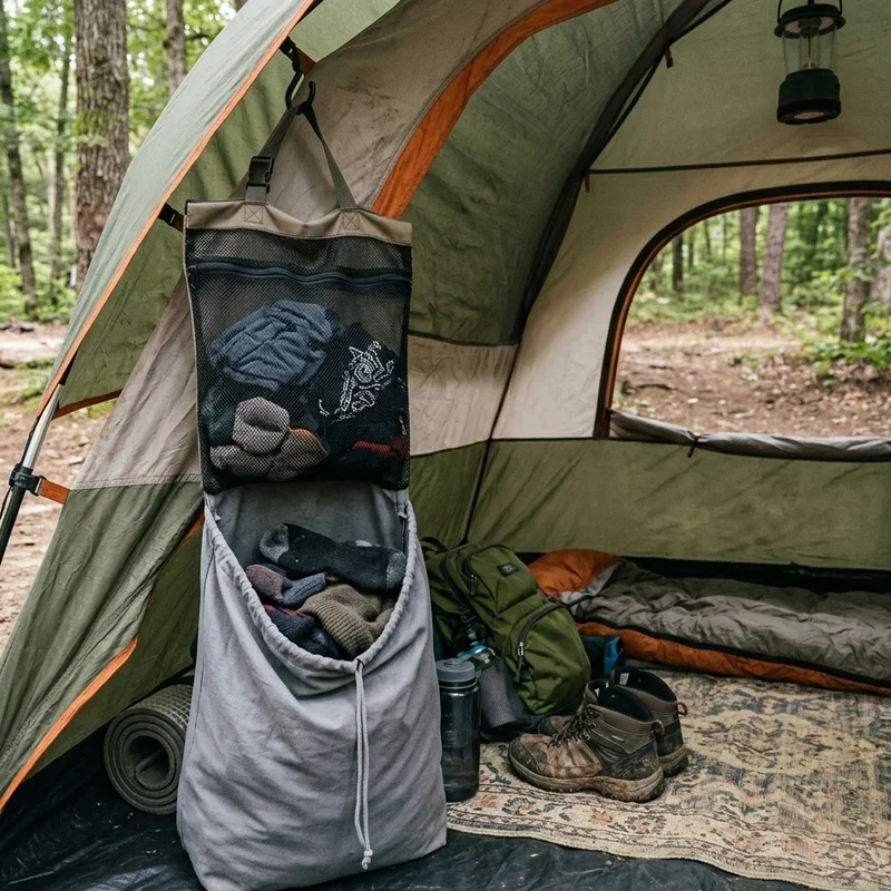Tent Camping Storage Ideas