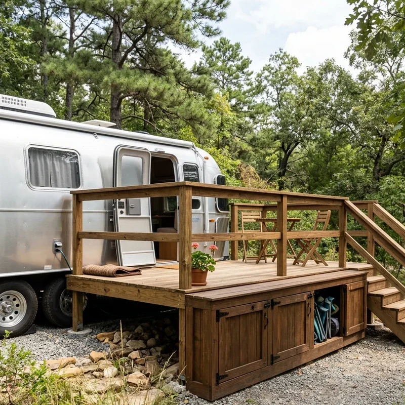 Travel Trailer Deck Ideas