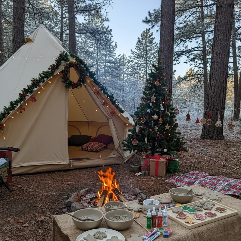 Christmas in July Camping Ideas